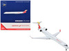 Bombardier CRJ1000 Commercial Aircraft Iberia Regional EC MVZ White with Red Tail 1/400 Diecast Model Airplane GeminiJets GJ2196