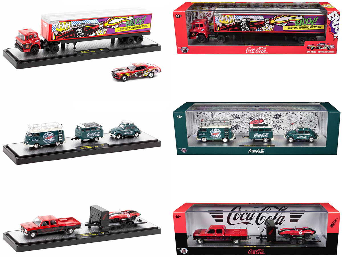 Auto Haulers Coca Cola Set of 3 pieces Release 32 Limited