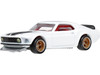 1969 Ford Mustang Boss 302 White with Black Stripes Fast & Furious 6 2013 Movie Premium Series Diecast Model Car Hot Wheels HYP71