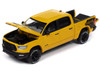2023 Ram 1500 Rebel Havoc Edition Pickup Truck Baja Yellow Muscle Trucks Series 1/64 Diecast Model Car Auto World 64462-AWSP164A