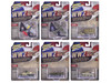 Military Set B of 6 pieces 2024 Release 1 Limited Edition Diecast Models Johnny Lightning JLML010B