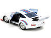Porsche 935 Turbo #4 Jazz White with Blue and Red Stripes Transformers Hollywood Rides Series 1/32 Diecast Model Car Jada 34793