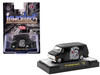 1971 Chevrolet G10 Van Black Metallic with Graphics Lowriders Limited Edition to 4400 pieces Worldwide 1/64 Diecast Model Car M2 Machines 31500-MJS74