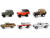 All Terrain Series 16 Set of 6 pieces 1/64 Diecast Model Cars Greenlight 35290SET