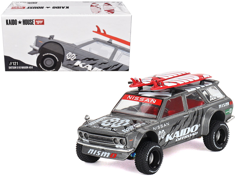 Mini GT Datsun 510 Wagon 4x4 Kaido Offroad V1 - Scala 1/64 - KHMG121 - Foto 2