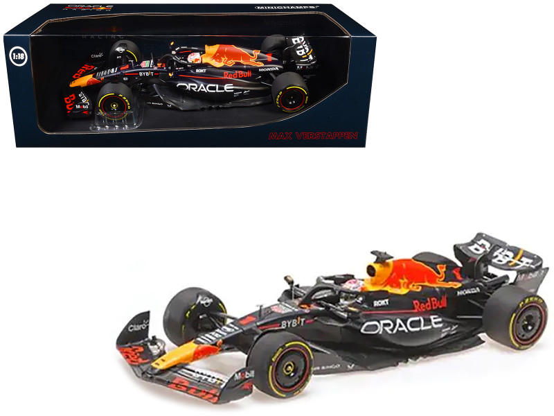 Red Bull Racing RB19 #1 Max Verstappen Oracle Winner F1 Formula One Japanese GP (2023) with Driver Limited Edition to 180 pieces Worldwide 1/18 Diecast Model Car Minichamps 110231701