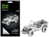 Model Kit Willys Overland Jeep Challenging Difficulty Steel Model Metal Earth ICX139
