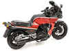 Model Kit Kawasaki GPz900R Motorcycle Red and Black Challenging Difficulty Steel Model Metal Earth ICX145