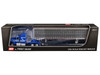 Ford LTL 9000 60 Aerodyne Sleeper with Wilson PSAL Stockmaster Livestock Trailer Blue with Stripes 1/64 Diecast Model DCP/First Gear 60-1769