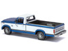 Model Kit 1982 Ford F 150 Pickup Truck Blue and White Moderate Difficulty Steel Model Metal Earth ME1004