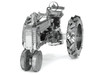 Model Kit Farm Tractor Challenging Difficulty Steel Model Metal Earth MMS052