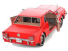 Model Kit 1965 Ford Mustang Red Moderate Difficulty Steel Model Metal Earth MMS056C