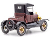 Model Kit 1925 Ford Model T Runabout Dark Red and Black Moderate Difficulty Steel Model Metal Earth MMS207