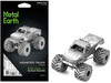 Model Kit Monster Truck with Flame Graphics Moderate Difficulty Steel Model Metal Earth MMS216