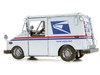 Model Kit  LLV Mail Truck White USPS United States Postal Service Moderate Difficulty Steel Model Metal Earth MMS468