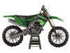 Model Kit Kawasaki KX450 Off Road Motorcycle Green Challenging Difficulty Steel Model Metal Earth PS2015