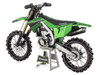 Model Kit Kawasaki KX450 Off Road Motorcycle Green Challenging Difficulty Steel Model Metal Earth PS2015