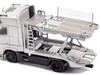 Mercedes Benz Actros AMG Auto Transporter Silver Metallic 1/64 Diecast Model GCD KS-069-401