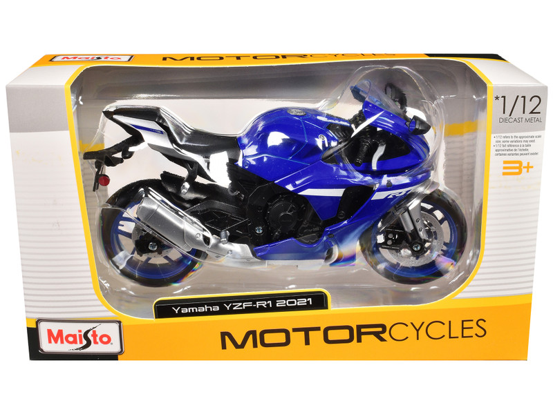 Yamaha YZF-R1 ダイキャストモデル 1:12 童友社 1/12 塗装済み完成品 ダイキャストモーターサイクル