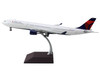 Airbus A330 300 Commercial Aircraft Delta Air Lines N829NW White with Blue and Red Tail Gemini 200 Series 1/200 Diecast Model Airplane GeminiJets G2DAL1119