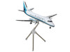 Saab 340A Commercial Aircraft Eastern Express Bar Harbor N407BH White with Blue Stripes Gemini 200 Series 1/200 Diecast Model Airplane GeminiJets G2EAL1306