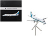 Saab 340A Commercial Aircraft Eastern Express Bar Harbor N407BH White with Blue Stripes Gemini 200 Series 1/200 Diecast Model Airplane GeminiJets G2EAL1306