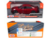 2023 Dodge Charger SXT Red Metallic Timeless Legends Series 1/24 Diecast Model Car Motormax 79387R
