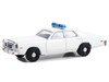 1977 78 Dodge Monaco Police Pursuit White with Light Bar Hot Pursuit Hobby Exclusive Series 1/64 Diecast Model Car Greenlight GL43013L