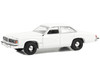 1976 77 Pontiac LeMans Enforcer White Hot Pursuit Hobby Exclusive Series 1/64 Diecast Model Car Greenlight GL43014
