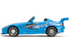 2001 Honda S2000 Convertible Blue with Graphics Fast & Furious Remix Series 1/24 Diecast Model Car Jada 35875