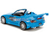 2001 Honda S2000 Convertible Blue with Graphics Fast & Furious Remix Series 1/24 Diecast Model Car Jada 35875