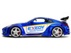 2003 Nissan 350Z Exedy Racing Clutch Candy Blue and White JDM Tuners Series 1/24 Diecast Model Car Jada 35959