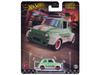 1960 s Fiat 500 D Modificado Light Green with Stripes Boulevard Series Diecast Model Car Hot Wheels HRT65