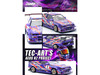 Toyota Sprinter Trueno AE86 RHD Right Hand Drive #5 N2 Project by TEC ART s Purple Metallic with Graphics 1/64 Diecast Model Car Inno Models IN64-AE86N2-TECART