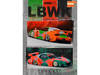 Mazda RX7 FD3S LB Super Silhouette RHD Right Hand Drive #55 Green and Orange with Graphics Tokyo Auto Salon 2024 Malaysia Diecast Expo 2024 1/64 Diecast Model Car Inno Models IN64-LBWK-RX7-04