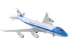 United States Air Force One Aircraft Flying Toy White and Blue Plastic Model Airplane Daron SD3004