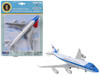 United States Air Force One Aircraft Flying Toy White and Blue Plastic Model Airplane Daron SD3004