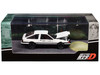 Toyota Sprinter Trueno AE86 RHD Right Hand Drive White and Black Engine Mounted Model VS Kyoichi Sudo Initial D 1995 2013 Manga 1/64 Diecast Model Car Hobby Japan HJ641052DB