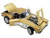 1961 Chevrolet Corvette Gasser Rat Fink s The Fugitive Vette Gold Metallic Limited Edition to 414 pieces Worldwide 1/18 Diecast Model Car ACME A1800932