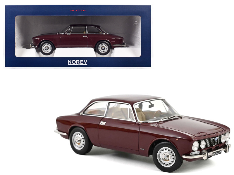 1973 Alfa Romeo 2000 GTV Maroon 1/18 Diecast Model Car Norev 187916