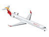 Bombardier CRJ1000 Commercial Aircraft Iberia Regional EC MVZ White with Red Tail Gemini 200 Series 1/200 Diecast Model Airplane GeminiJets G2IBE1228