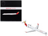 Bombardier CRJ1000 Commercial Aircraft Iberia Regional EC MVZ White with Red Tail Gemini 200 Series 1/200 Diecast Model Airplane GeminiJets G2IBE1228