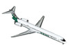 McDonnell Douglas MD 90 Commercial Aircraft Reno Air N905RA White with Green Tail Gemini 200 Series 1/200 Diecast Model Airplane GeminiJets G2ROA833