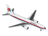 Boeing 757 200 Commercial Aircraft United Airlines N536UA White with Stripes 1/400 Diecast Model Airplane GeminiJets GJ1983