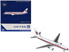 Boeing 757 200 Commercial Aircraft United Airlines N536UA White with Stripes 1/400 Diecast Model Airplane GeminiJets GJ1983