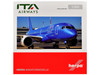 Airbus A220 300 Commercial Aircraft ITA Airways EI HHM Blue with Tail Stripes 1/200 Diecast Model Airplane Herpa HE573054