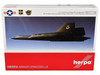 Lockheed SR 71A Blackbird Stealth Aircraft 9th Strategic Reconnaissance Wing Detachment 4 RAF Mildenhall United States Air Force 1/200 Diecast Model Airplane Herpa HE573283
