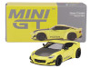 Nissan Z Pandem Ikazuchi Yellow with Carbon Hood Limited Edition to 4800 pieces Worldwide 1/64 Diecast Model Car Mini GT MGT00752