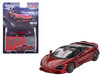 McLaren 750S Amaranth Red Metallic with Black Top Limited Edition to 5040 pieces Worldwide 1/64 Diecast Model Car Mini GT MGT00775