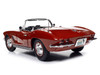 1962 Chevrolet Corvette Convertible Honduras Maroon Metallic Hemmings Motor News September 2022 Cover Car American Muscle Series 1/18 Diecast Model Car Auto World AMM1338